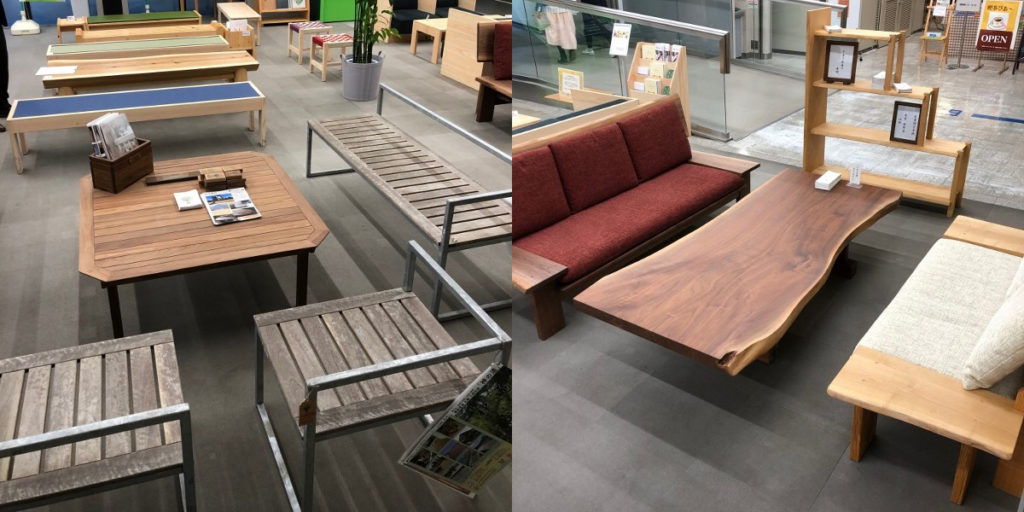 静岡県庁東館2Fロビーへの静岡家具設置（4/1～9/30）のお知らせ : 静岡